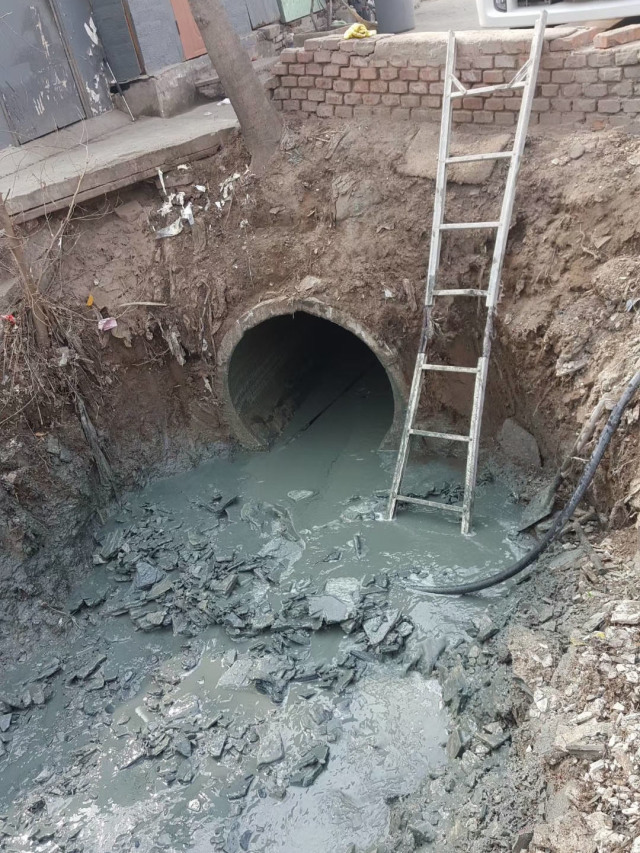 白鹭湖管理区管道清洗